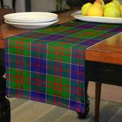 Stewart of Appin Hunting Modern Tartan Table Runner - Cotton table runner