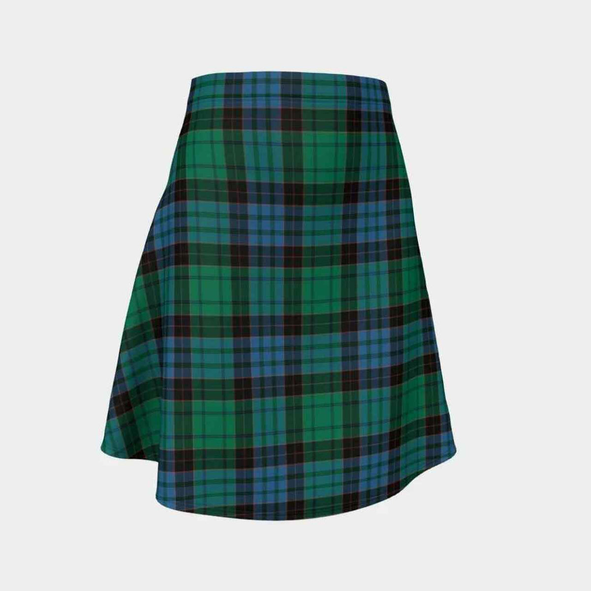 Stewart Old Ancient Tartan Flared Skirt