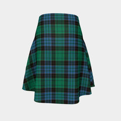 Stewart Old Ancient Tartan Flared Skirt