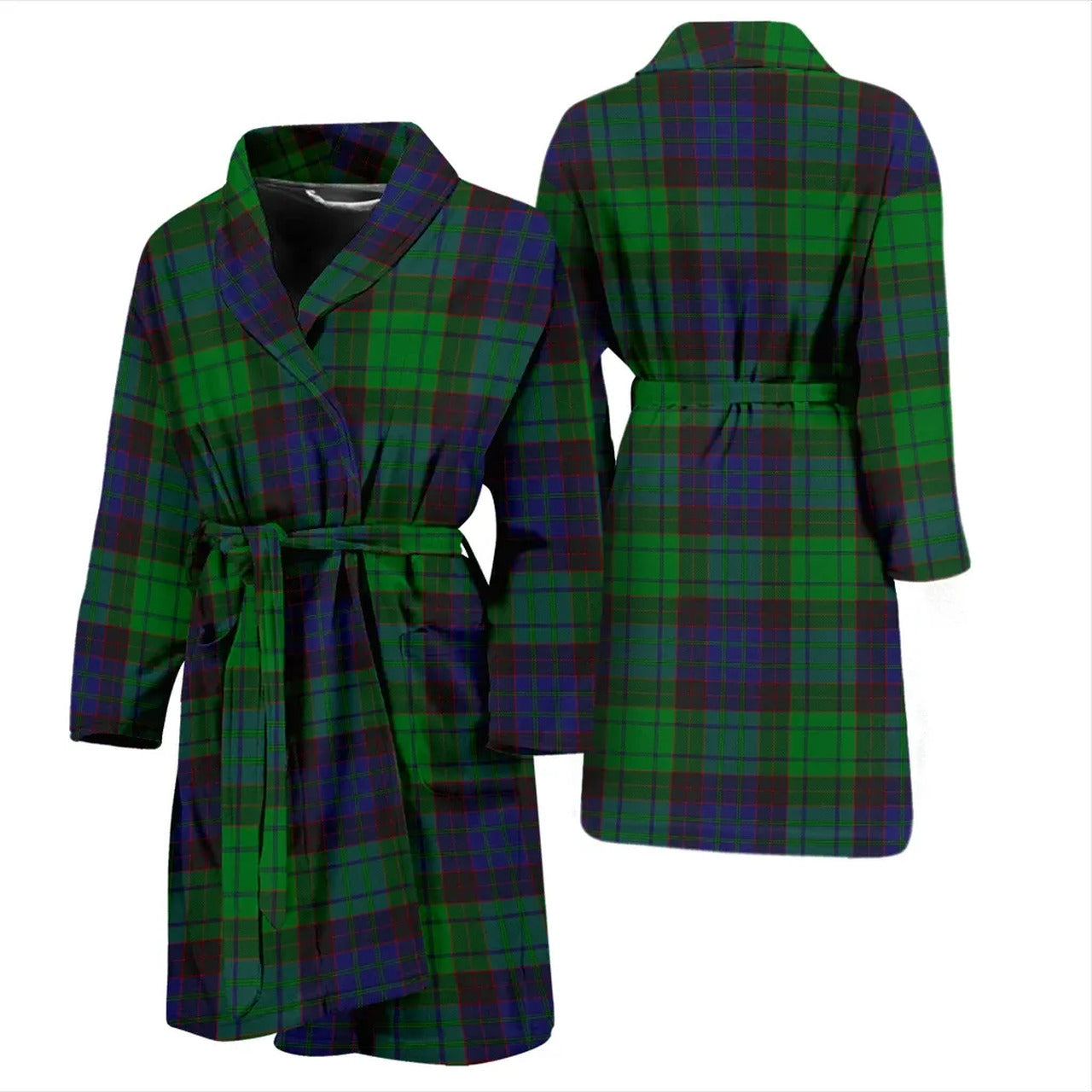 Stewart Old Modern Tartan Bathrobe