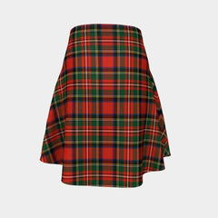 Stewart Royal Modern Tartan Flared Skirt