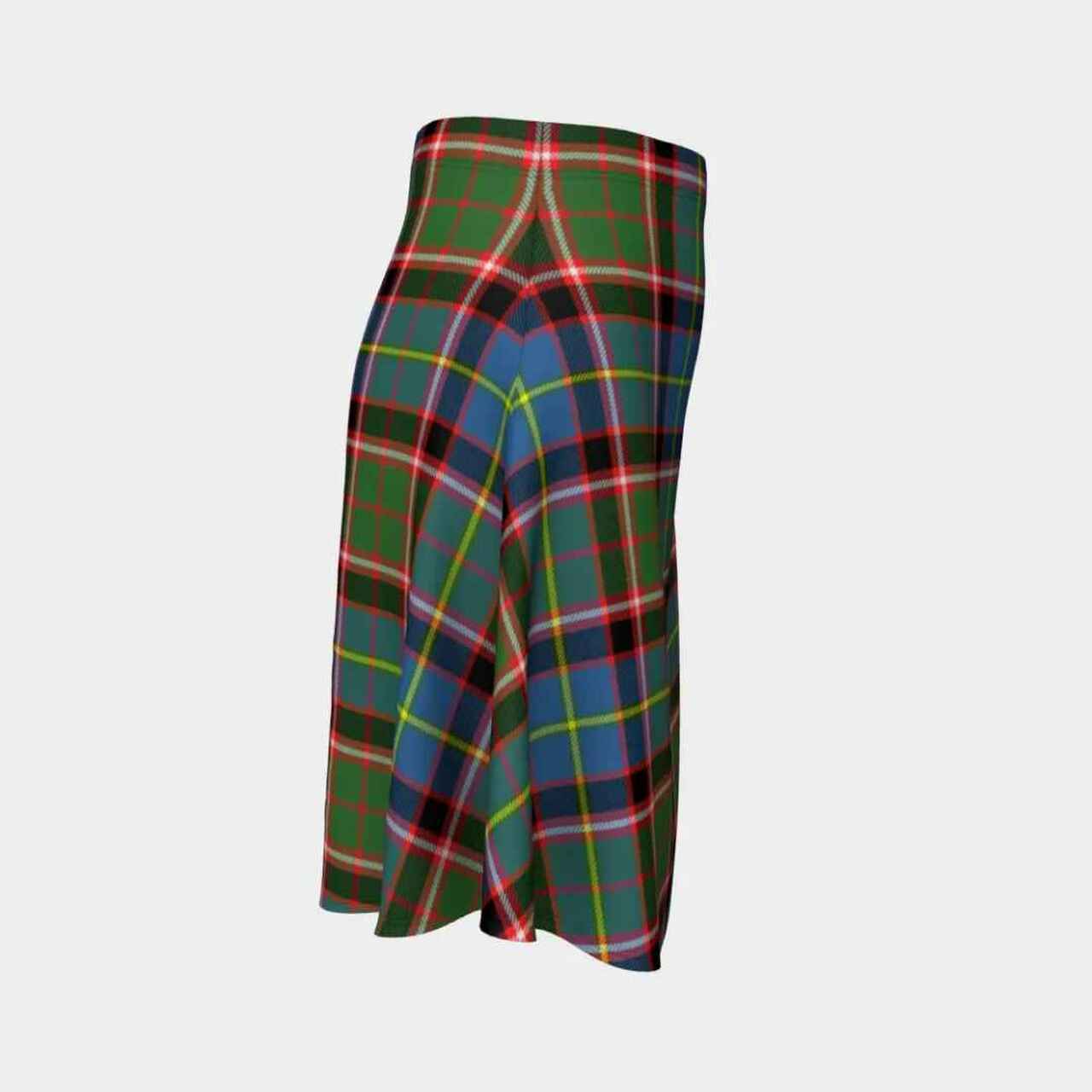 Stirling & Bannockburn District Tartan Flared Skirt