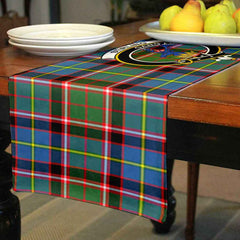 Stirling (of Cadder-Present Chief) Tartan Crest Table Runner - Cotton table runner