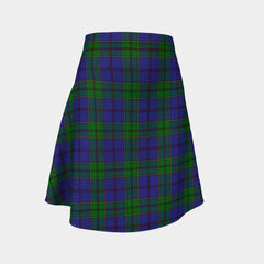 Strachan Tartan Flared Skirt