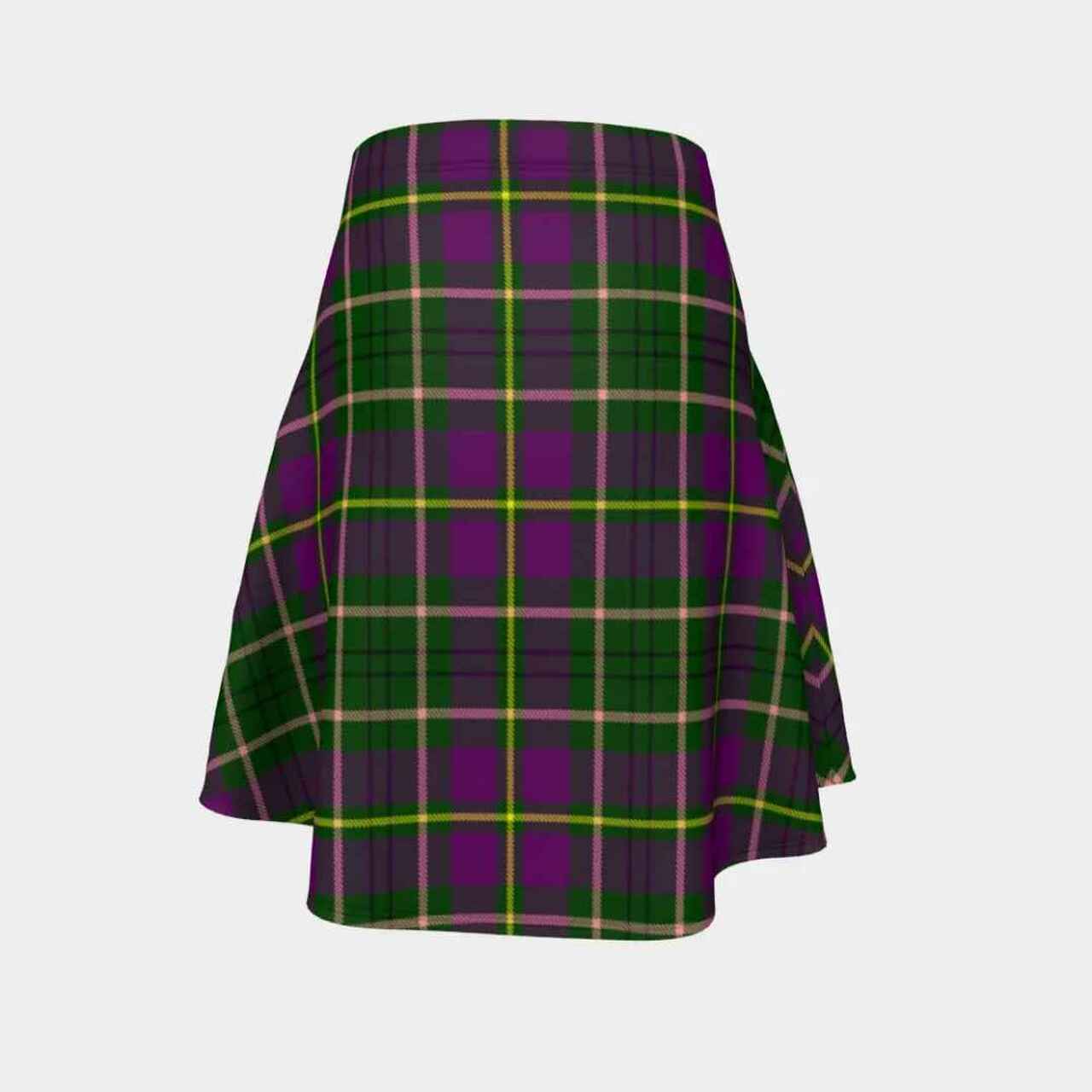 Taylor Tartan Flared Skirt