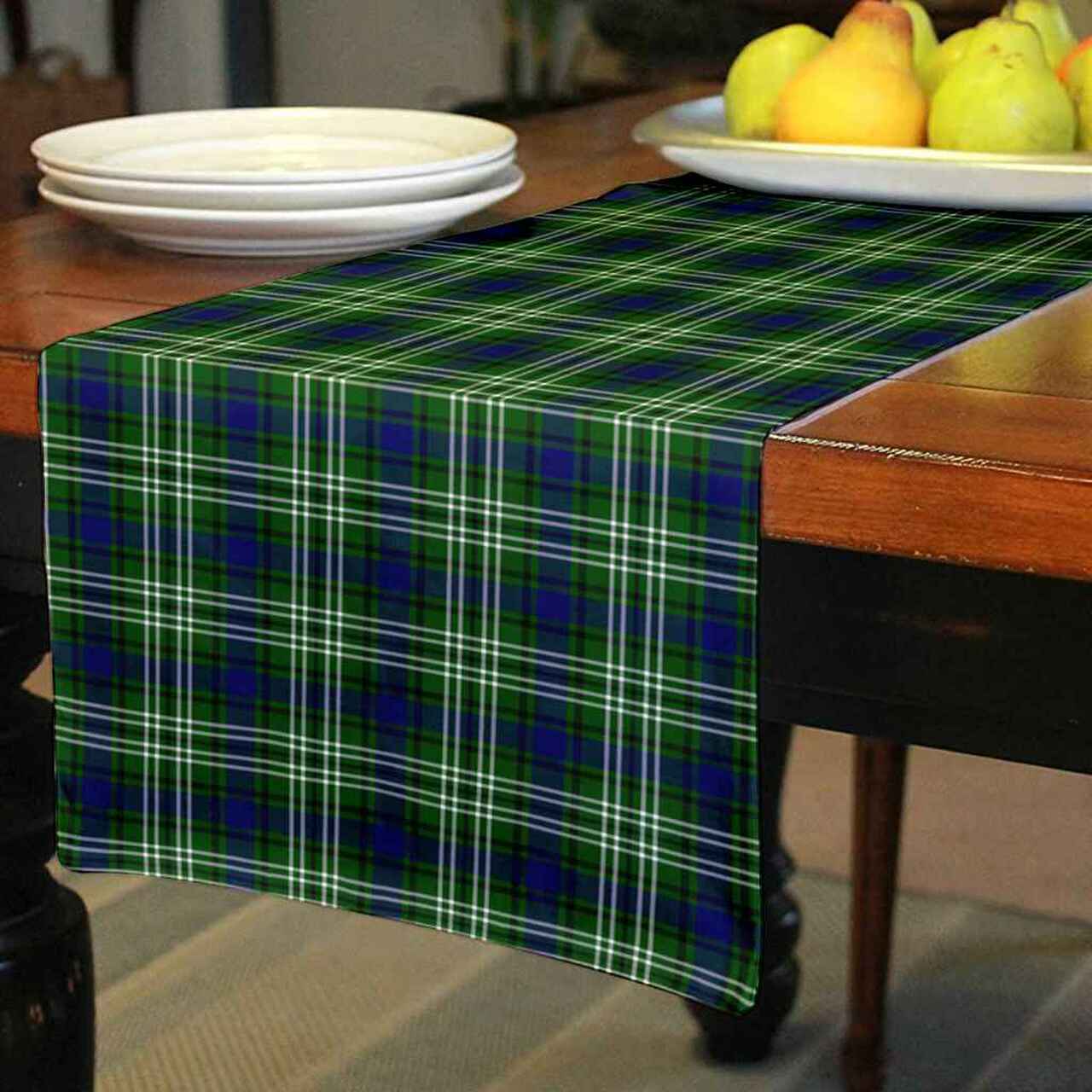 Tweedside District Tartan Table Runner - Cotton table runner