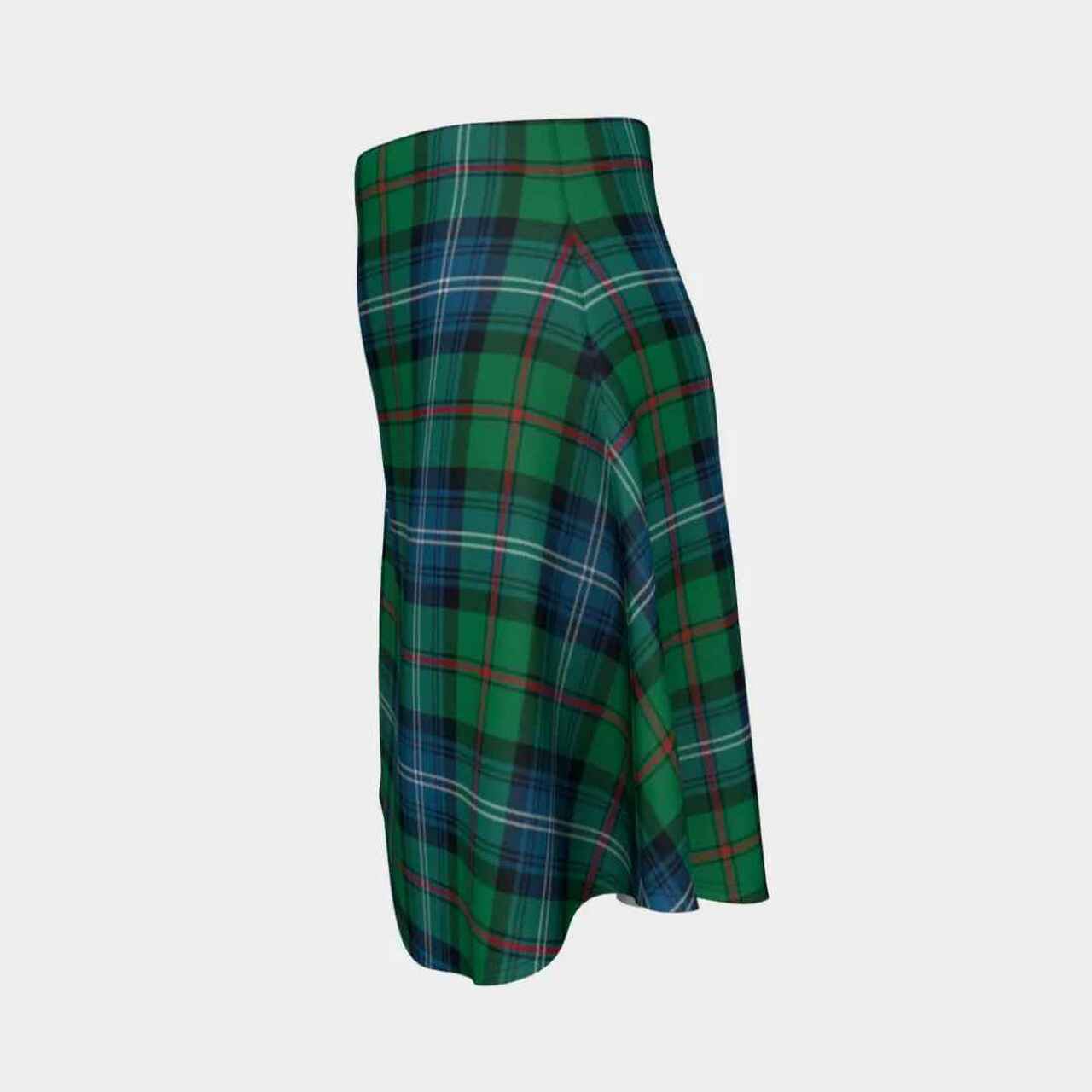 Urquhart Ancient Tartan Flared Skirt