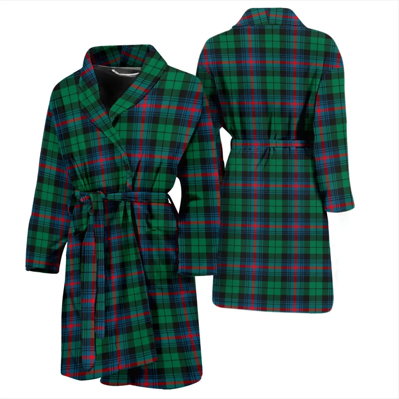 Urquhart Broad Red Ancient Tartan Bathrobe