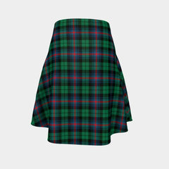 Urquhart Broad Red Ancient Tartan Flared Skirt