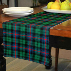 Urquhart Broad Red Ancient Tartan Table Runner - Cotton table runner