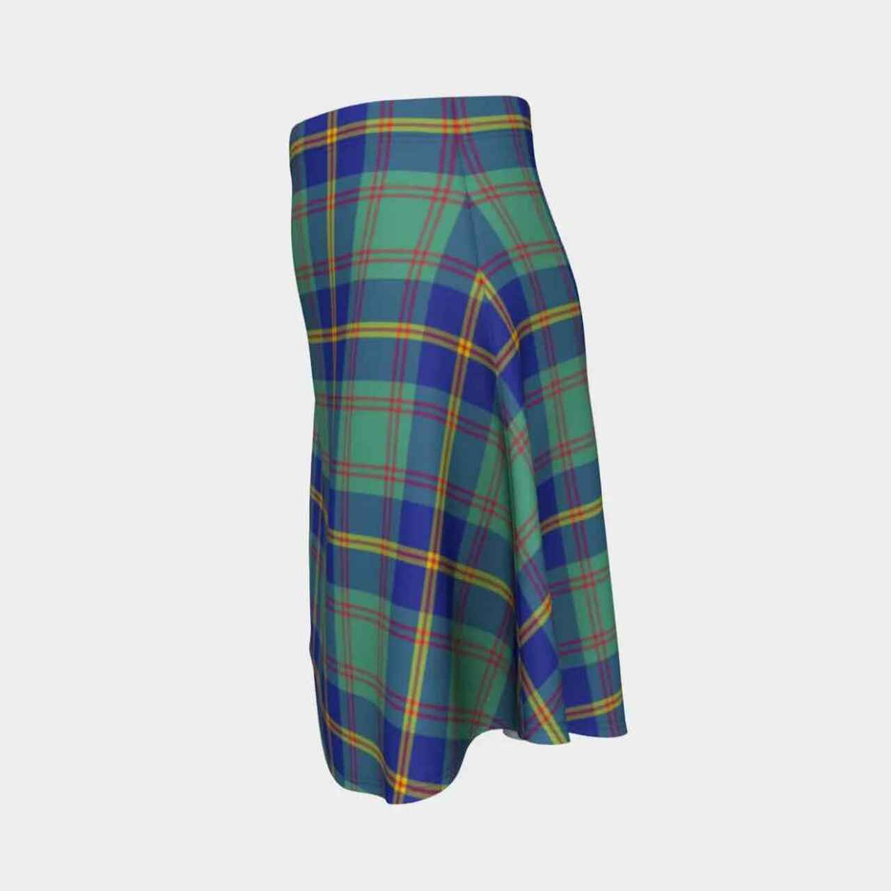 US Marine Tartan Flared Skirt