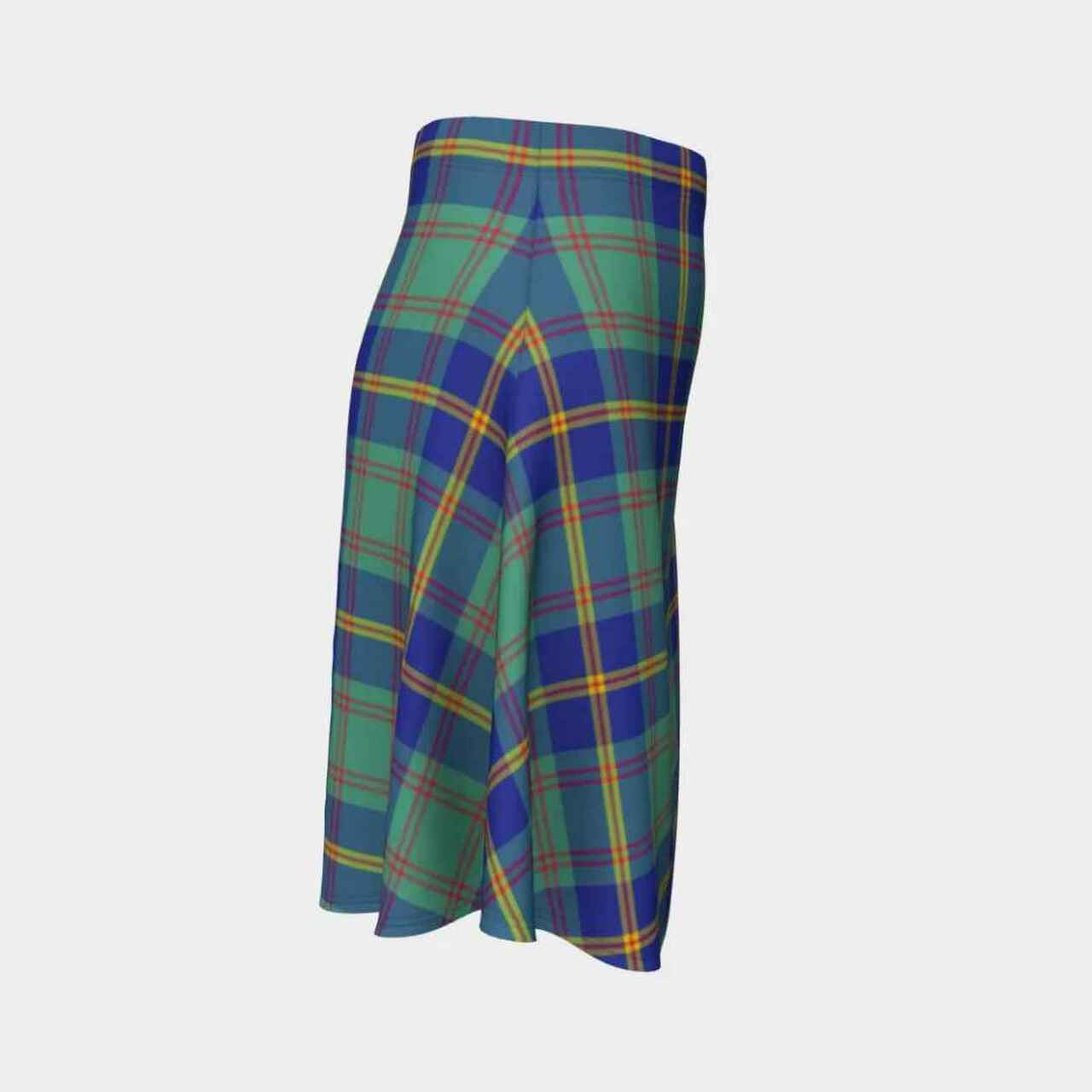 US Marine Tartan Flared Skirt