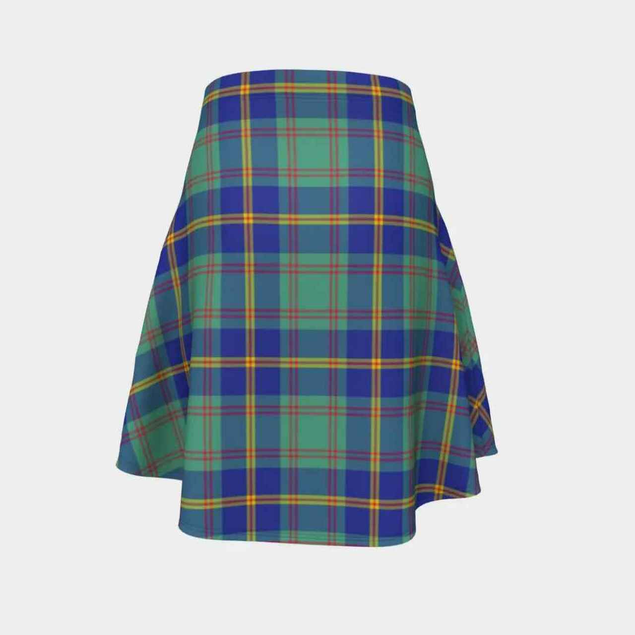 US Marine Tartan Flared Skirt