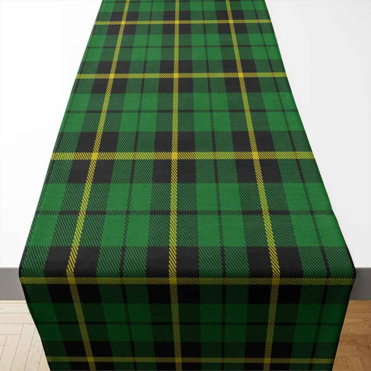 Wallace Hunting - Green Tartan Table Runner - Cotton table runner