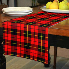 Wallace Hunting - Red Tartan Table Runner - Cotton table runner