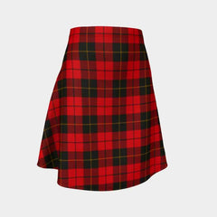 Wallace Weathered Tartan Flared Skirt