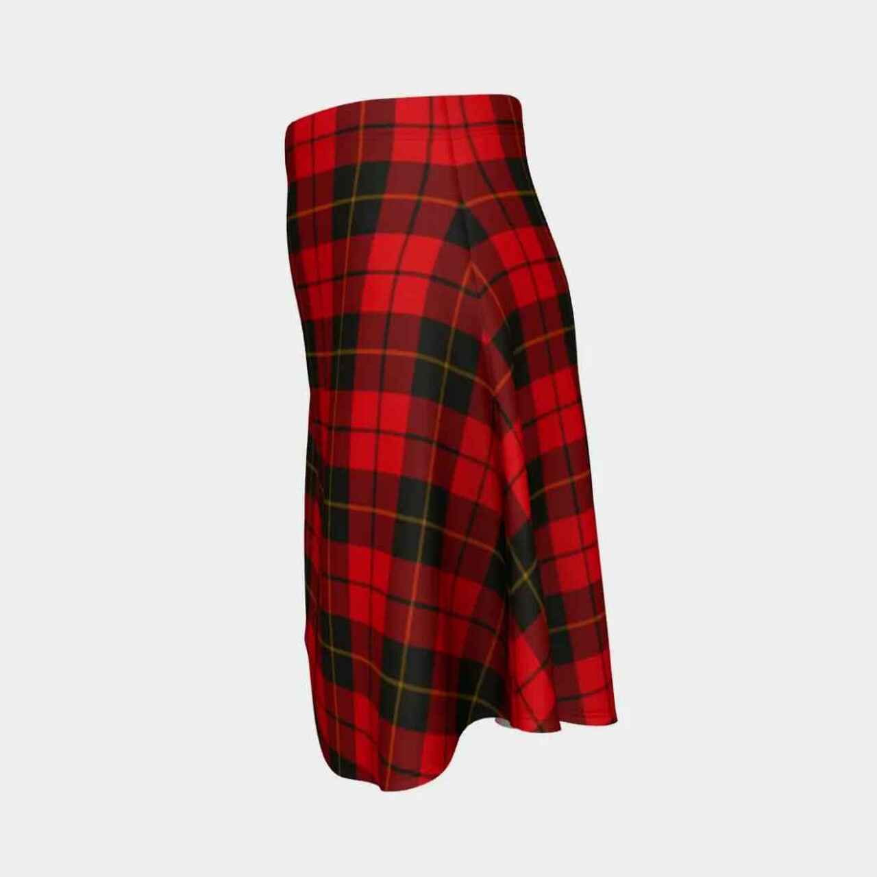 Wallace Weathered Tartan Flared Skirt