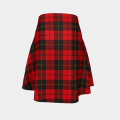 Wallace Weathered Tartan Flared Skirt