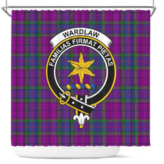 Wardlaw Tartan Crest Shower Curtain