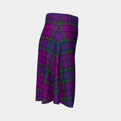 Wardlaw Modern Tartan Flared Skirt