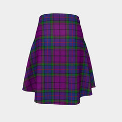 Wardlaw Modern Tartan Flared Skirt