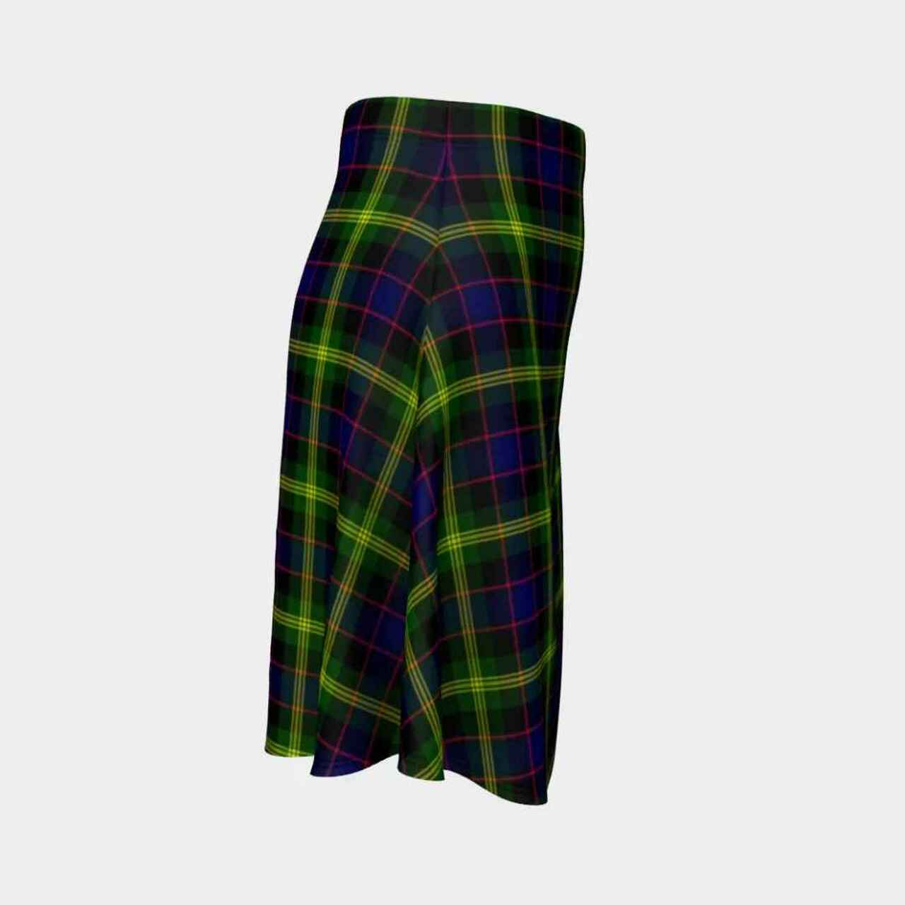 Watson Modern Tartan Flared Skirt