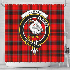 Wemyss Tartan Crest Shower Curtain