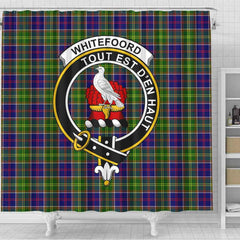 Whiteford Tartan Crest Shower Curtain