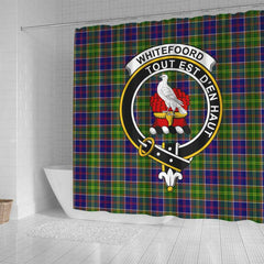 Whiteford Tartan Crest Shower Curtain