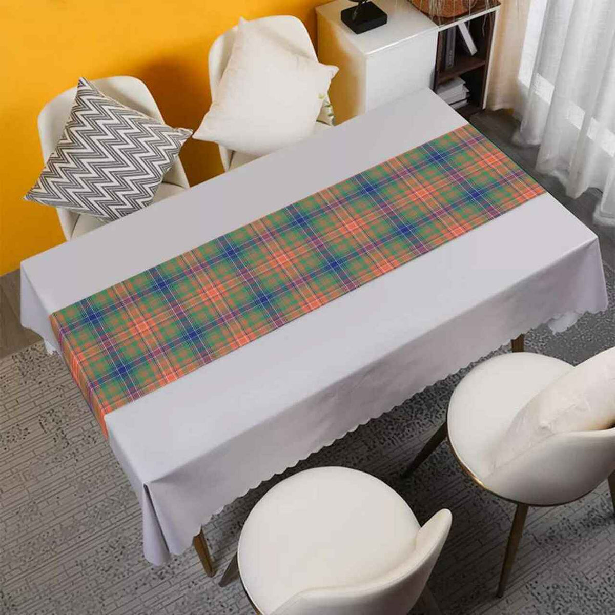 Wilson Ancient Tartan Table Runner - Cotton table runner