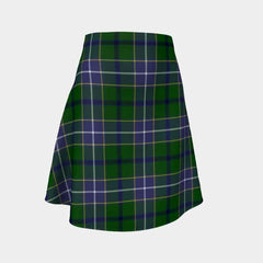 Wishart Hunting Modern Tartan Flared Skirt