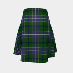 Wishart Hunting Modern Tartan Flared Skirt