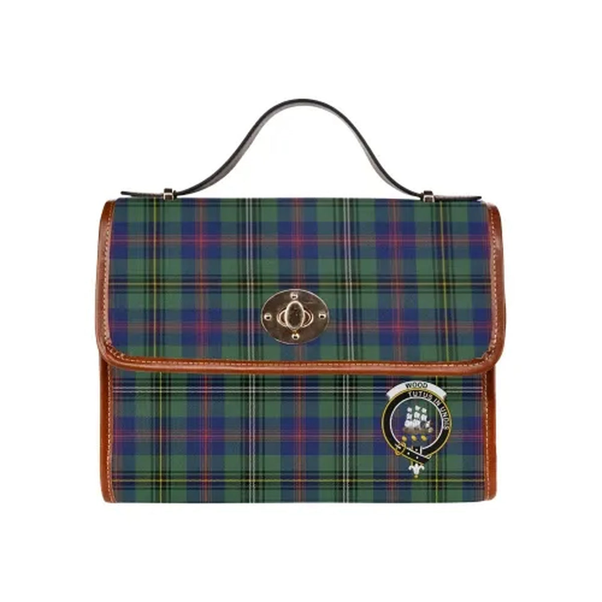 Wood Tartan Canvas Bag