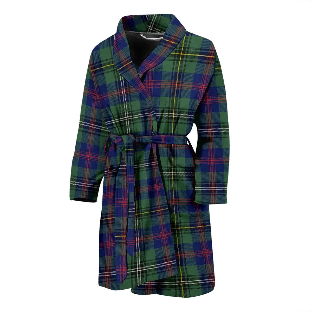 Wood Modern Tartan Bathrobe