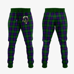 Shaw Modern Tartan Crest Jogger Sweatpants