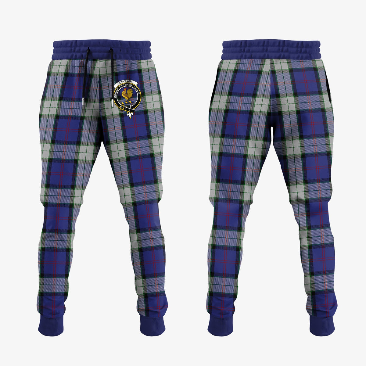 Sinclair Dress Tartan Crest Jogger Sweatpants