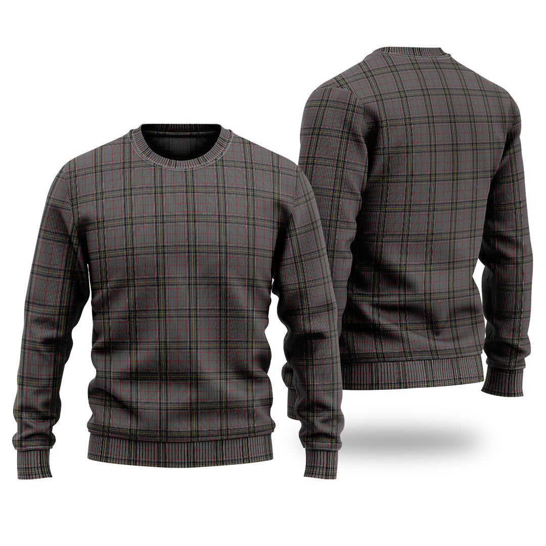 Stewart Grey Tartan Sweater