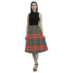 Stewart of Appin Ancient Tartan Aoede Crepe Skirt