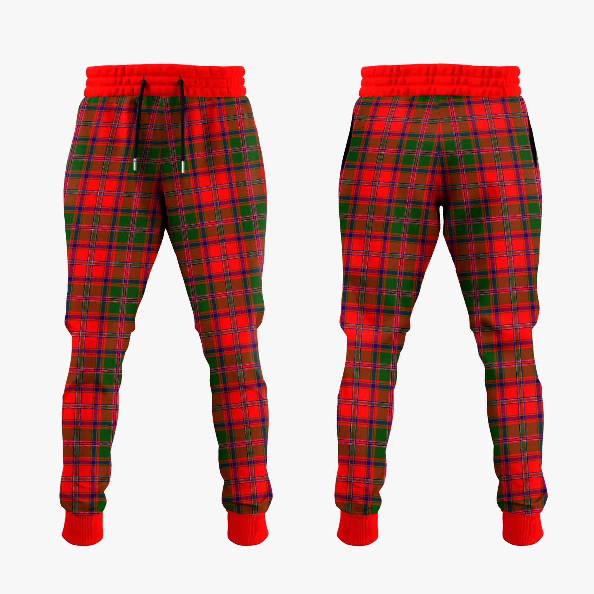 Stewart Of Appin Modern Tartan Crest Jogger Sweatpants