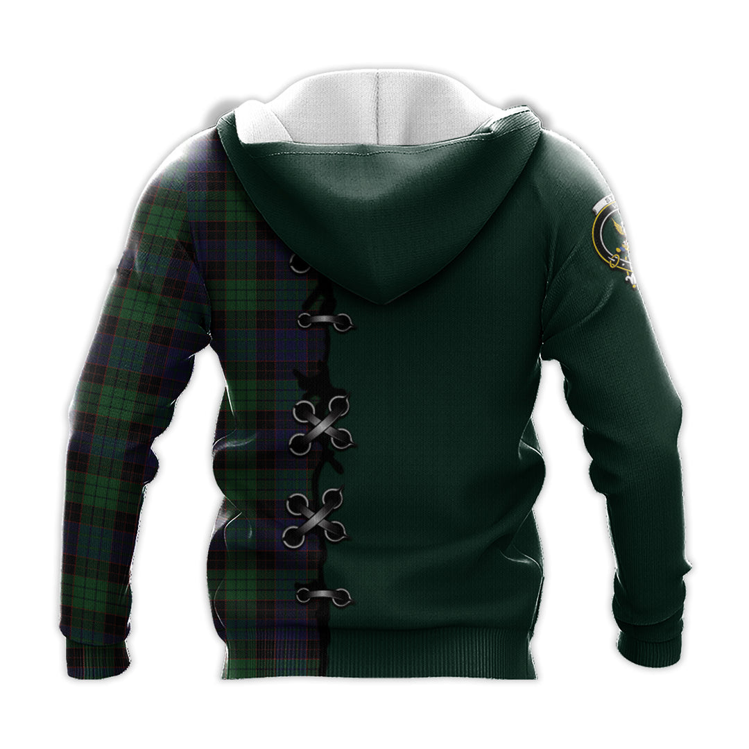 Stewart Old Tartan Hoodie - Lion Rampant And Celtic Thistle Style