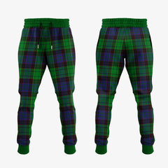 Stewart Old Modern Tartan Crest Jogger Sweatpants