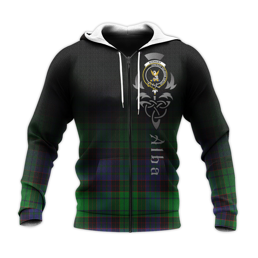 Stewart Old Modern Tartan Hoodie - Alba Celtic Style