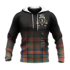 Stewart Royal Ancient Tartan Hoodie - Alba Celtic Style