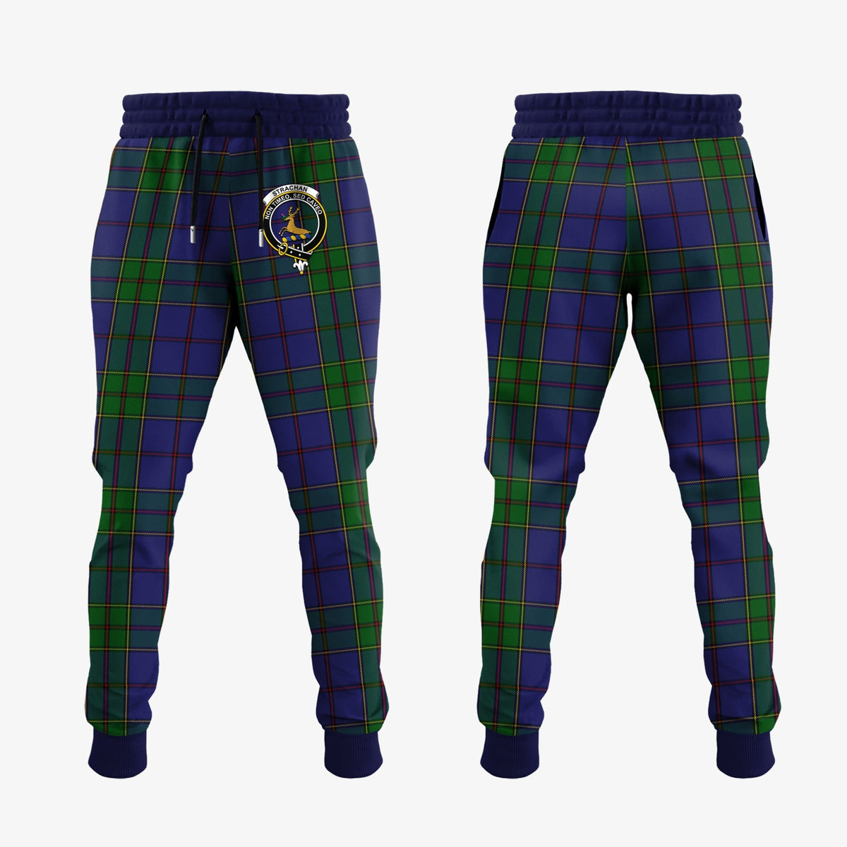 Strachan Tartan Crest Jogger Sweatpants