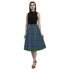 Strachan Tartan Aoede Crepe Skirt