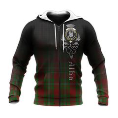 Strange Tartan Hoodie - Alba Celtic Style