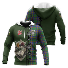 Strange of Balkaskie Tartan Hoodie - Lion Rampant And Celtic Thistle Style