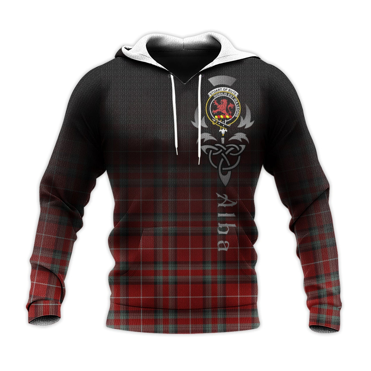 Stuart Of Bute Tartan Hoodie - Alba Celtic Style