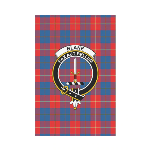 Blane Tartan Crest Garden Flag