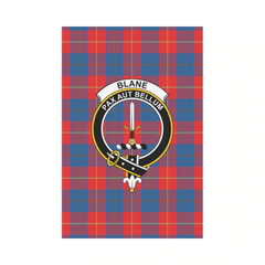 Blane Tartan Crest Garden Flag